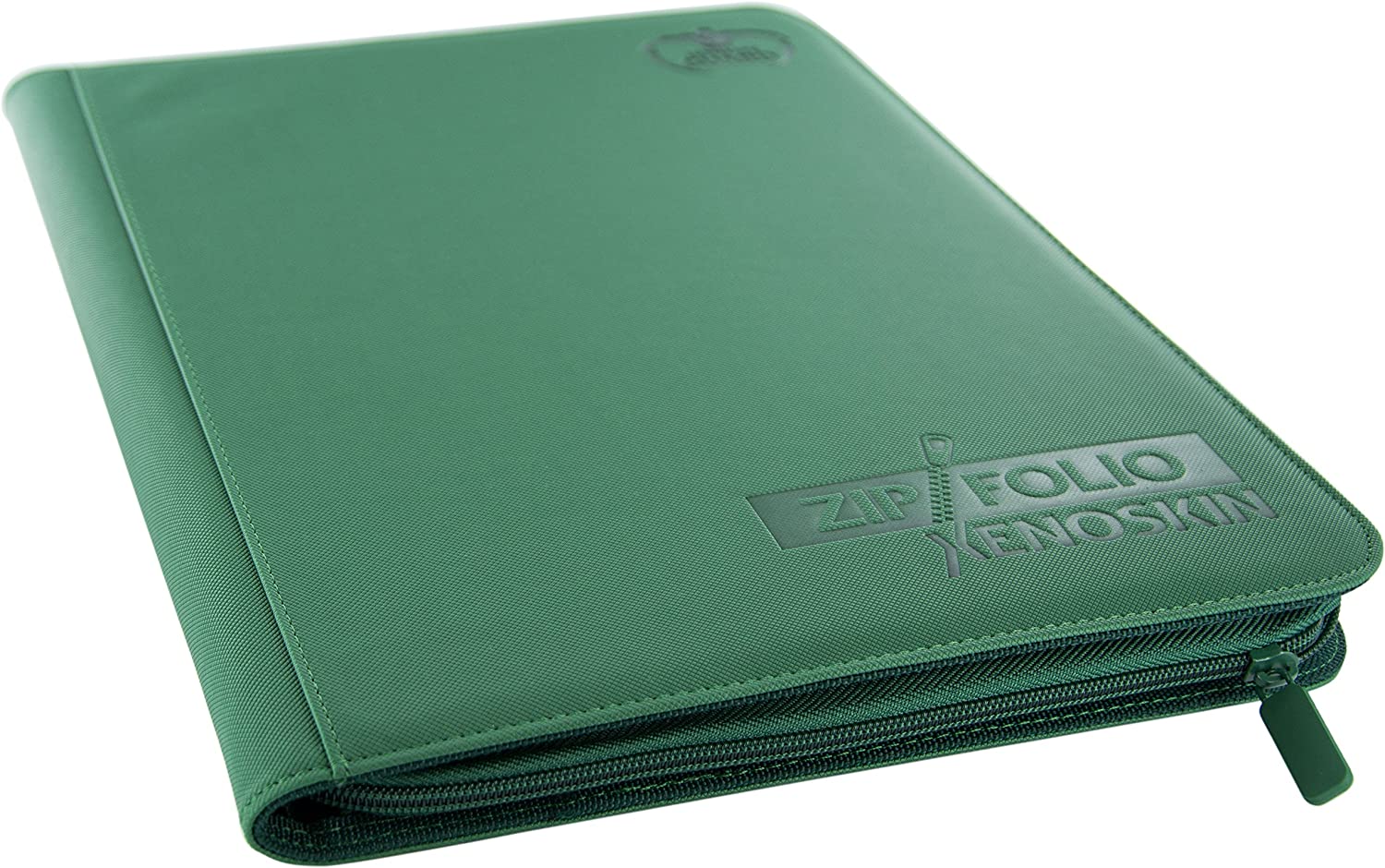 Ultimate Guard 9 Pocket Zipfolio Xenoskin Green holds 360 cards