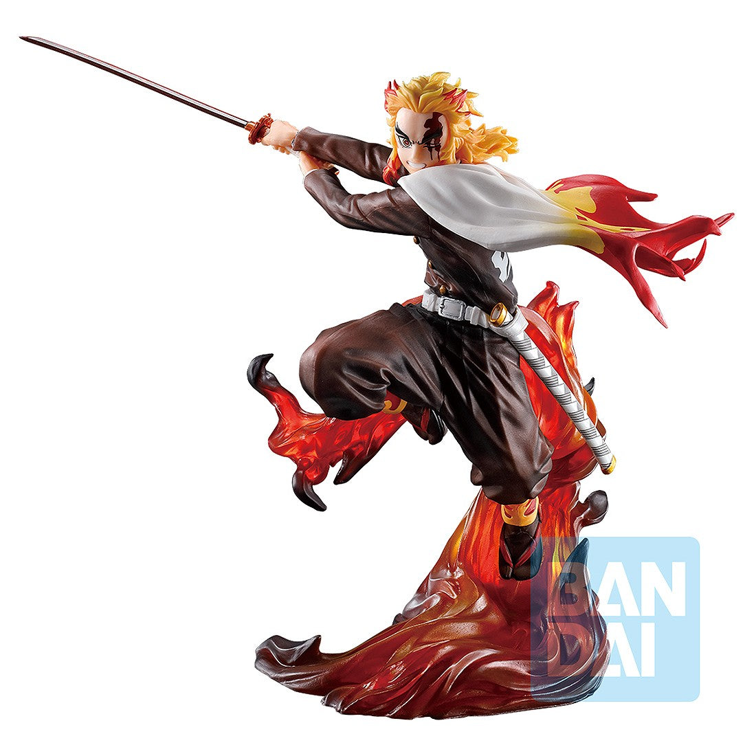 Kyojuro Rengoku(-Shake The Sword Burn Your Heart-) "Demon Slayer: Kimetsu no Yaiba" , Bandai Ichibansho Figure