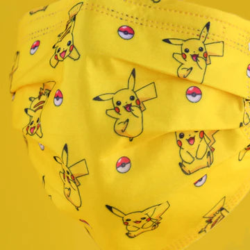 Pikachu Pokemon Official Limited Edition Mask Made in Hong Kong( 1 Face Mask)