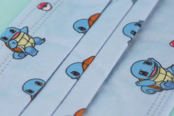 Squirtle Pokemon Official Limited Edition Mask Made in Hong Kong( 1 Face Mask)