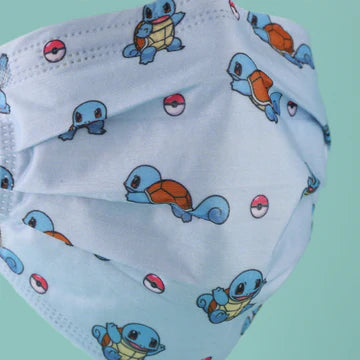 Squirtle Pokemon Official Limited Edition Mask Made in Hong Kong( 1 Face Mask)