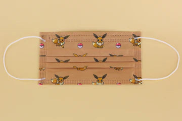 Eevee Pokemon Official Limited Edition30pcs/box Made in Hong Kong Face Mask