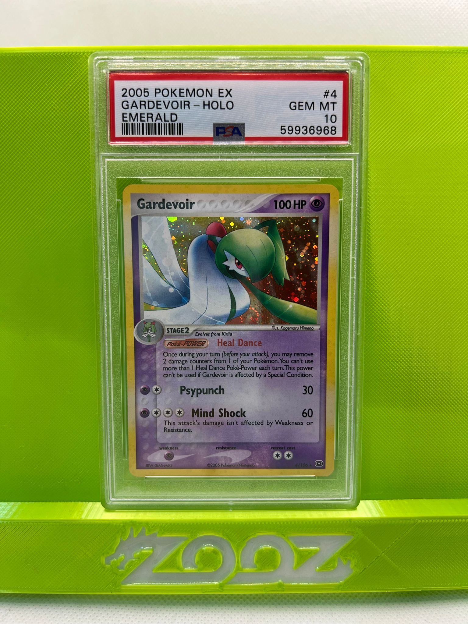 PSA 10 Pokemon EX Gardevoir # 4 Emerald Holo