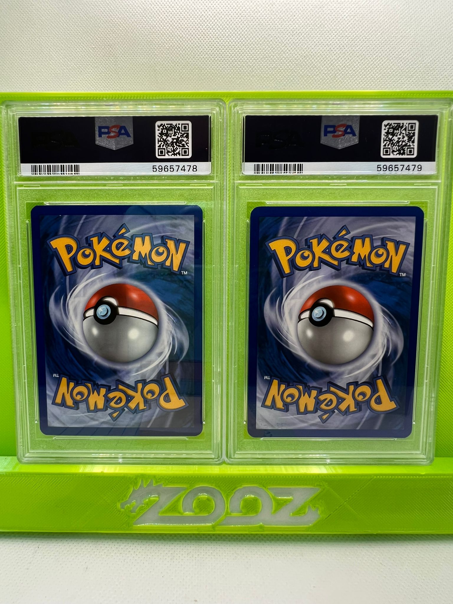 PSA 9 Pokemon EX Quagsire #21 Dragon Frontiers Non Holo + Reverse Foil