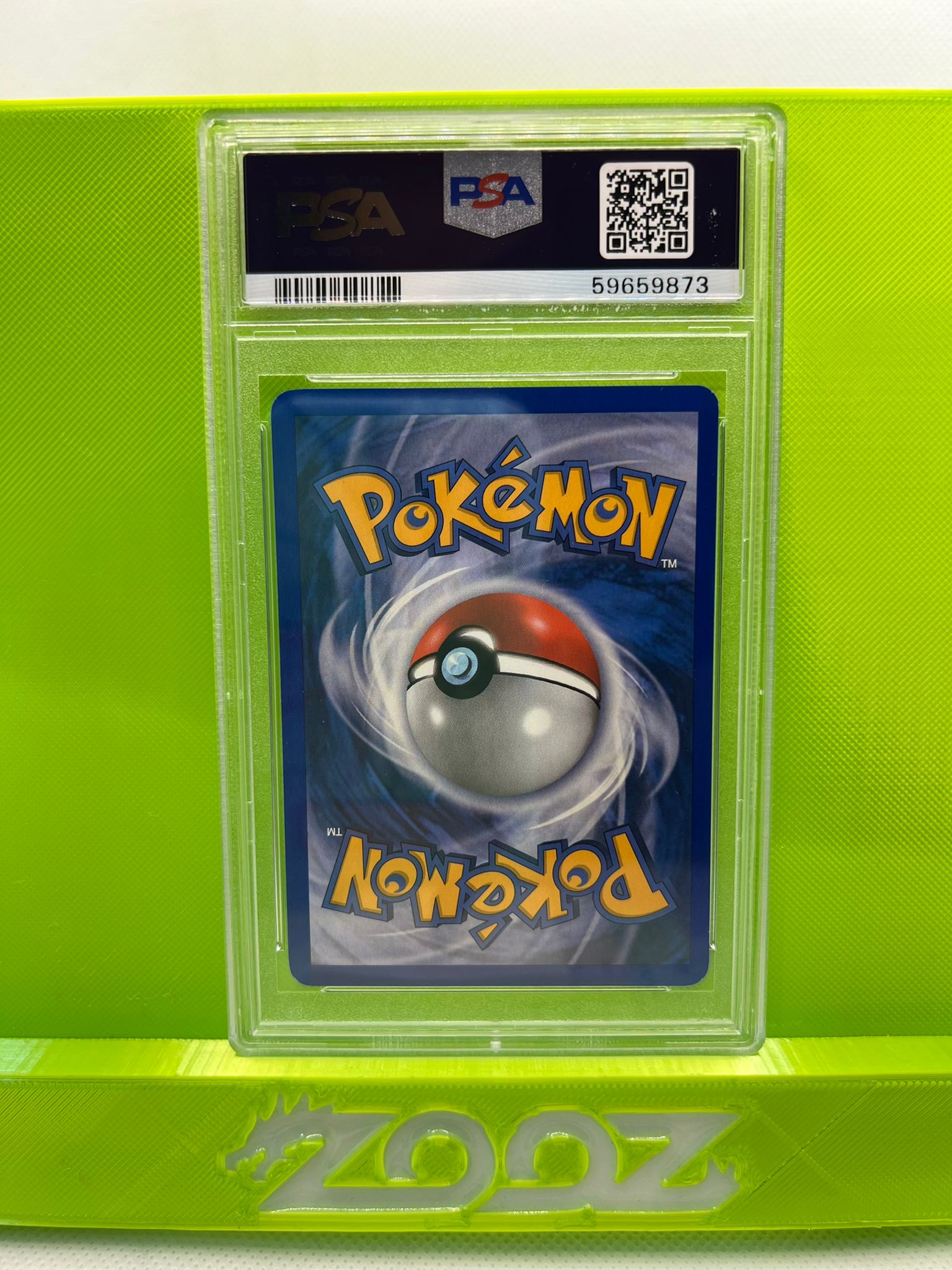 PSA 9 Pokemon EX Dusclops #7 Deoxys Holo