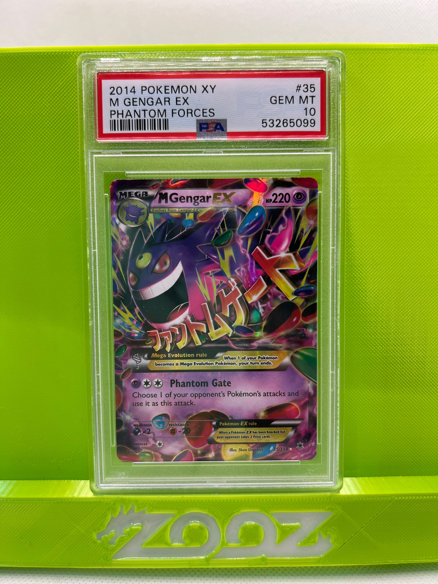 PSA 10 Pokemon XY M Gengar Ex #35 Phantom Forces