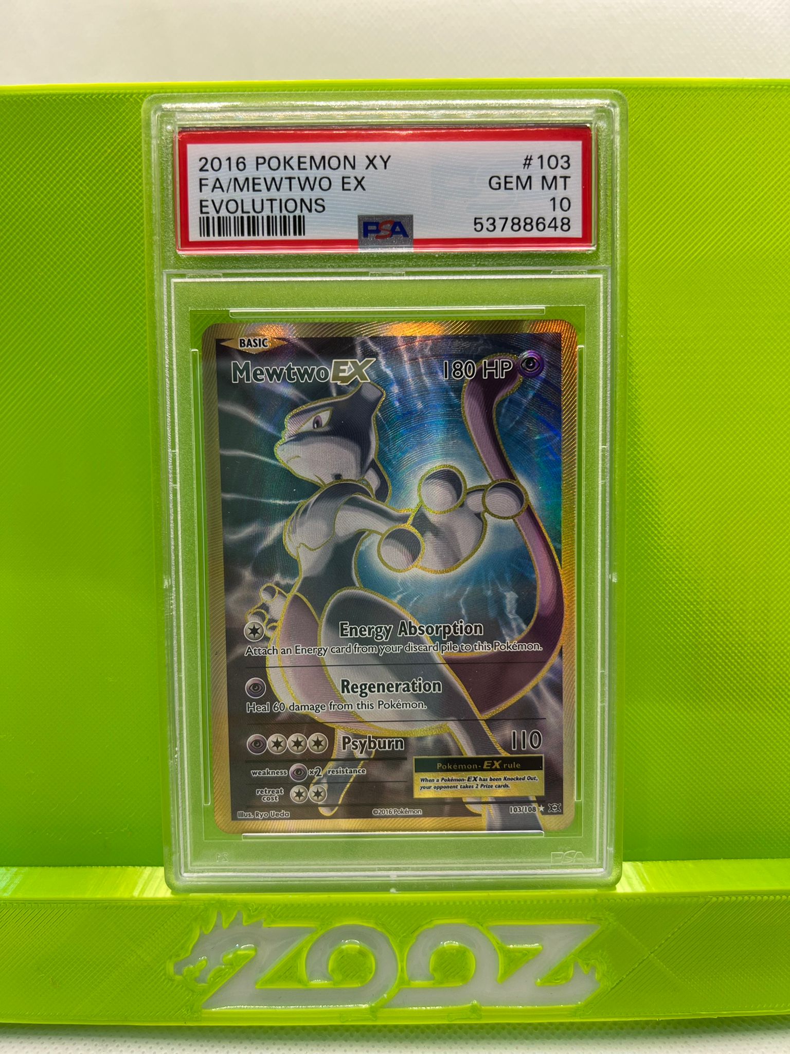 PSA 10 Pokemon XY Mewtwo EX #103 Evolutions FA