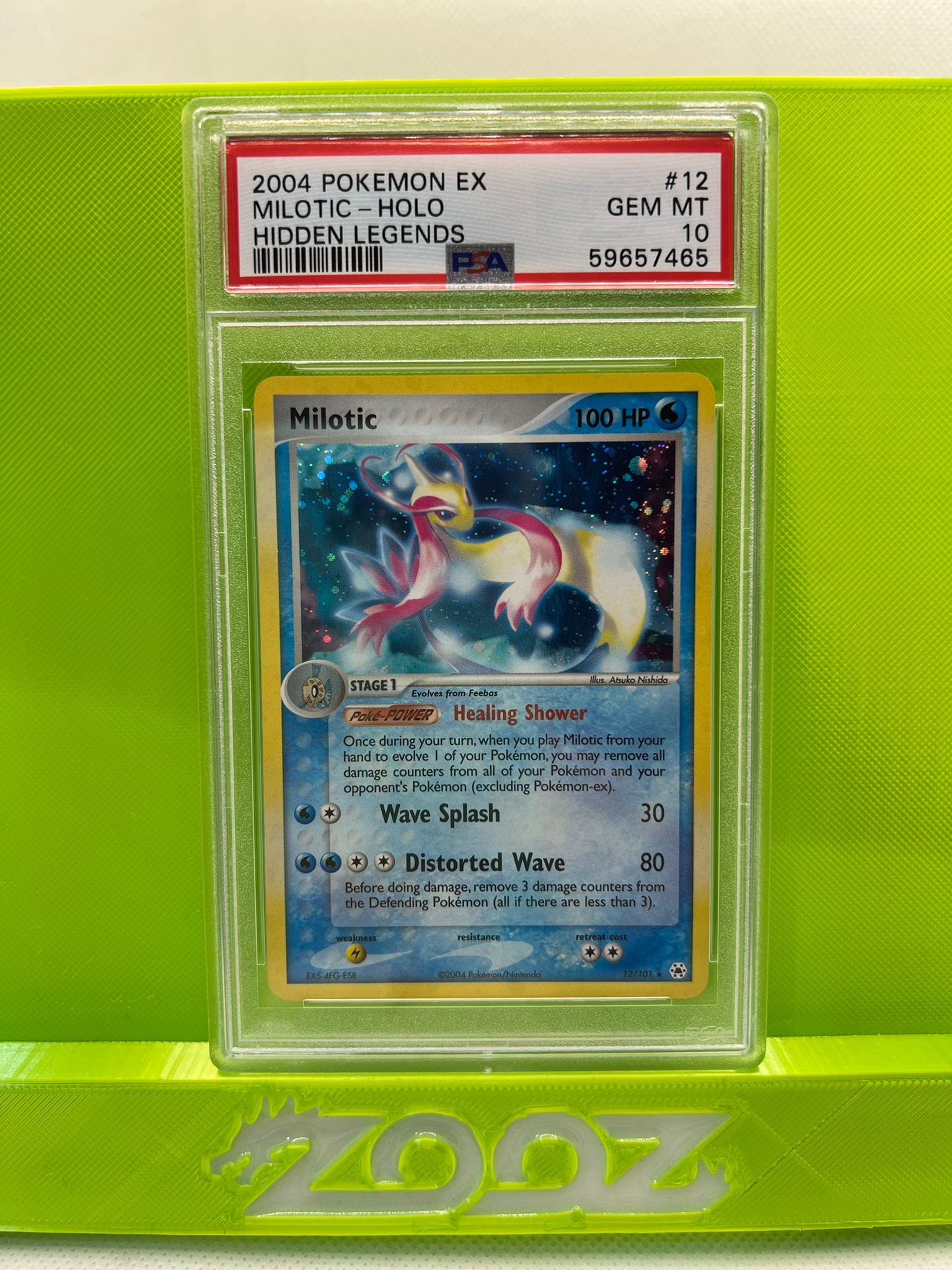 PSA 10 Pokemon EX Milotic #12 Hidden Legends Holo