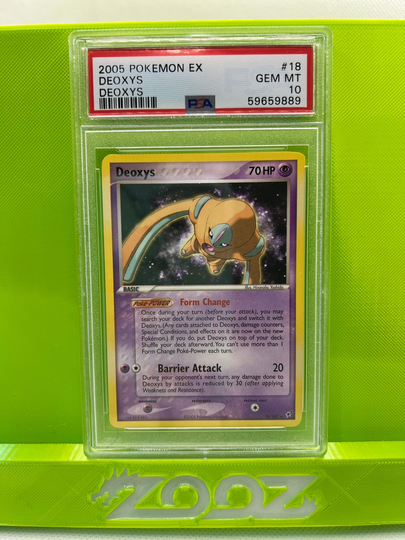 PSA 10 Pokemon EX Deoxys #18 Deoxys (Non Holo)