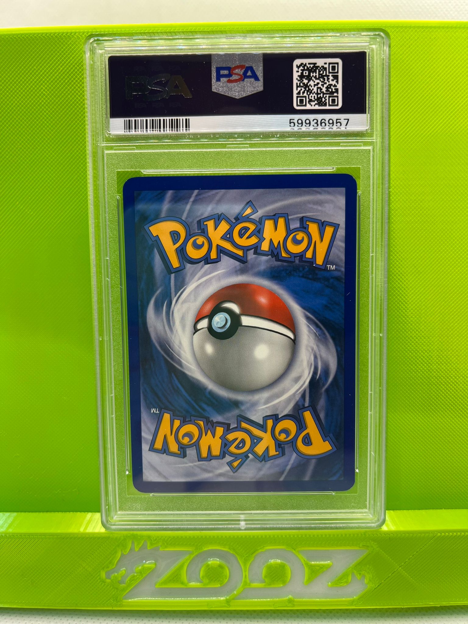 PSA 9 Pokemon EX Spoink #76 Deoxys Reverse Foil