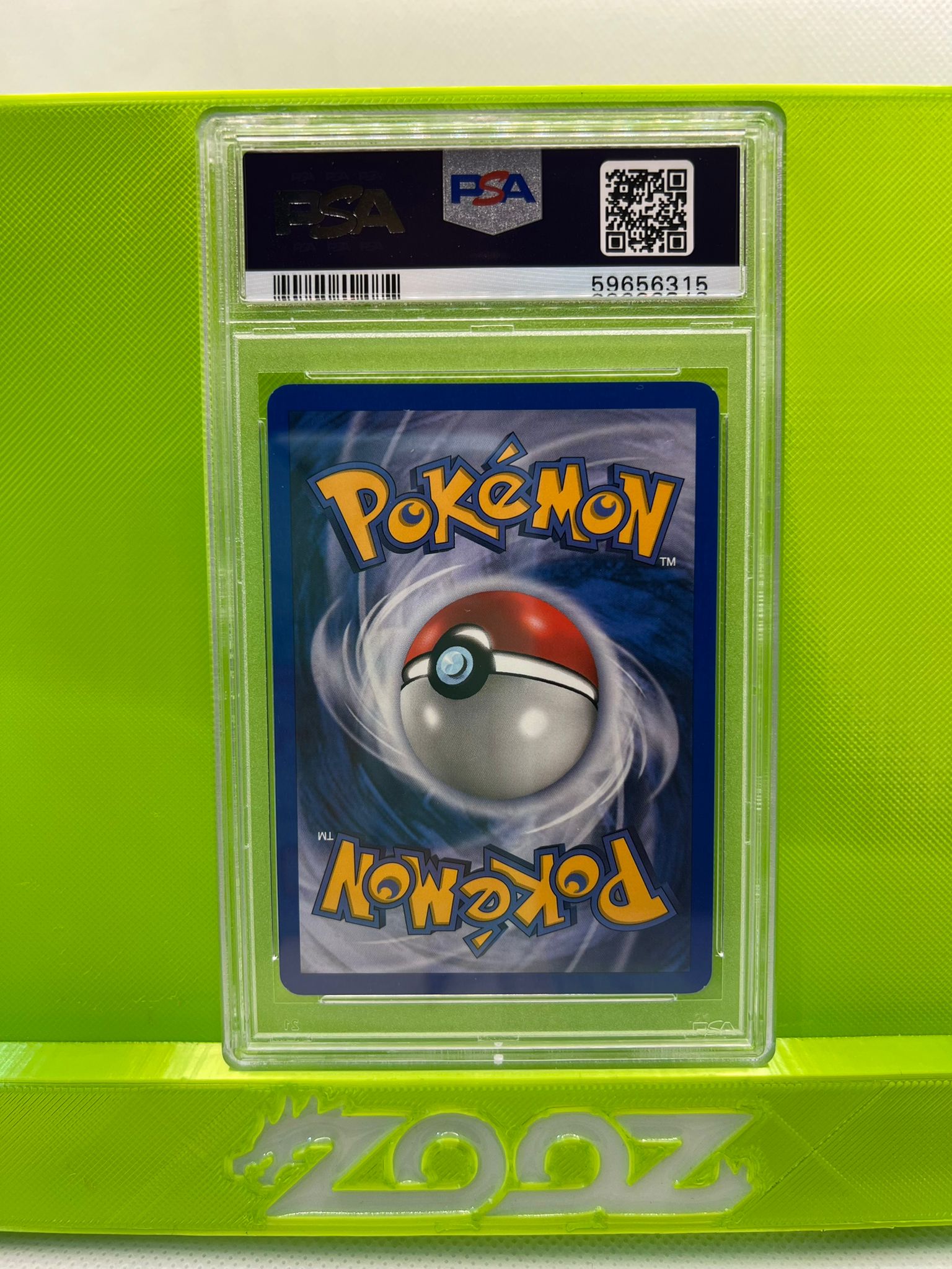 PSA 9 Pokemon EX Lighting Energy #104 Emerald Holo