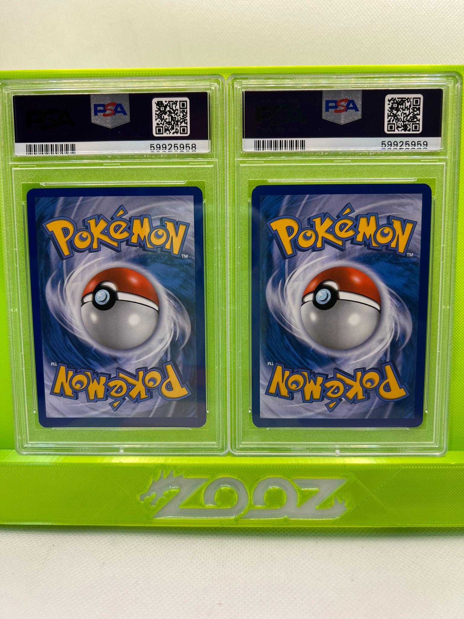 PSA 9 Pokemon HG & SS Houndour #53 Undaunted Reverse Foil + Non Holo