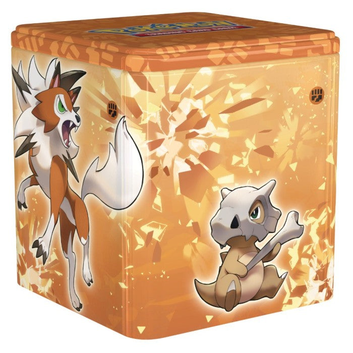 Pokemon Stacking Tins - 3 Tin Lot - Fighting, Fire, and Darkness