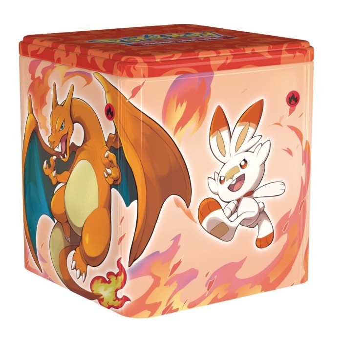 Pokemon Stacking Tins - 3 Tin Lot - Fighting, Fire, and Darkness